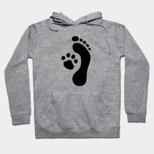 Dog Cat Lover Paws Cute Owner Family Symbol Pet Present Hoodie